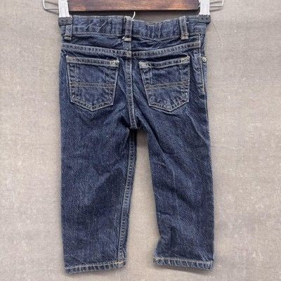 OshKosh B'gosh Blue Jeans Straight Fit 24M Toddler Boys Denim Pants 100% Cotton