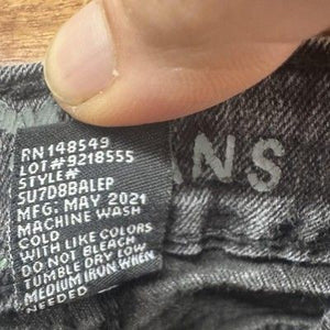 Steves Jeans Jeans Womens 8 Black Distressed Skinny Stretch Denim Pockets 2021 3