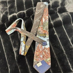 Vintage Belford Neckwear Tie Mens Silk Bald Eagle Outdoors 50s 60s 4