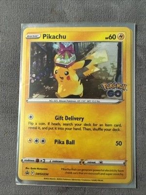 Pikachu SWSH234 Promo SWSH Black Star Pokemon TCG 1
