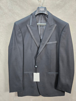 Formal Wedding Cardi Men's Black Peak Lapel Tuxedo Blazer Size 40R NWT 1