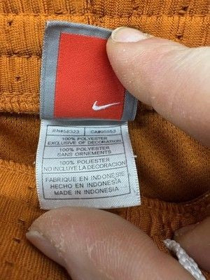 Texas Longhorns Shorts Mens 2XL Burnt Orange Nike Basketball Mesh Team XXL NCAA 2