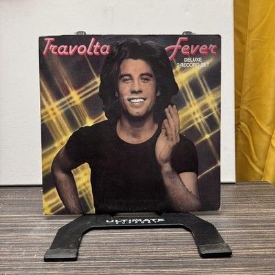 John Travolta Travolta Fever 2xLP 12 Black Vinyl 1978 Disco Pop Used