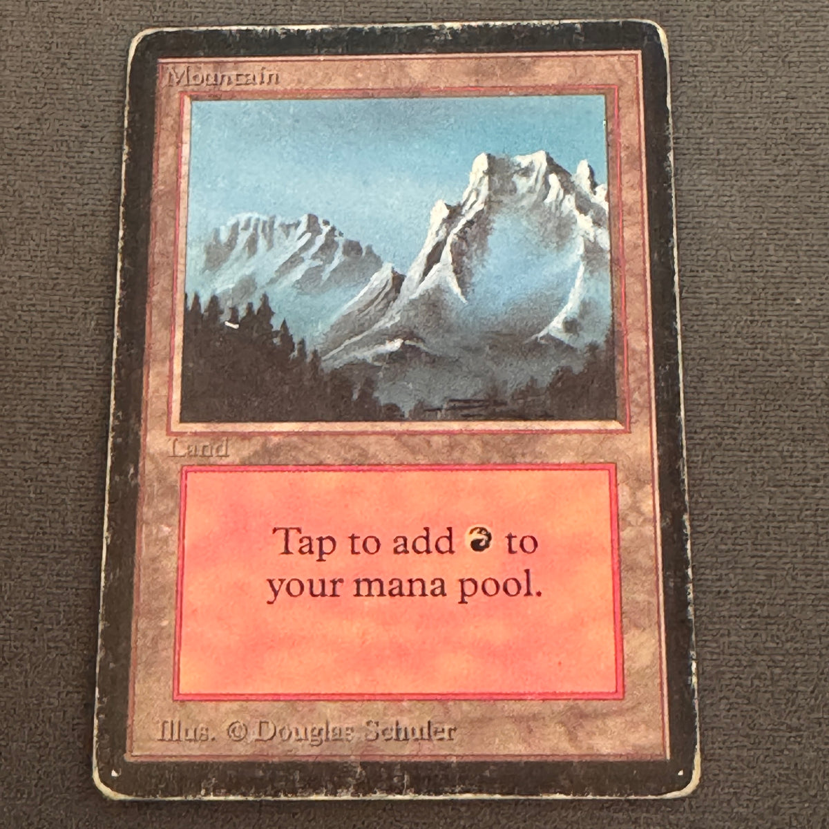 Mountain (B) Limited Edition Beta 298 MTG Magic The Gathering HP #2