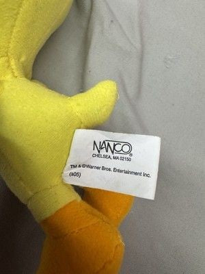 Nanco Looney Tunes Tweety Bird Baby Stuffed Raised Arm Plush Vintage 10” Warner 1