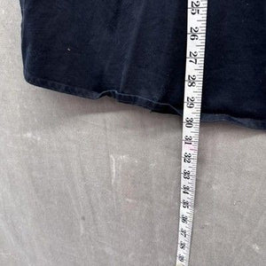 Mens Large Black Button Up Western Stretch Short Sleeve Shirt Pre-Owned Good 2