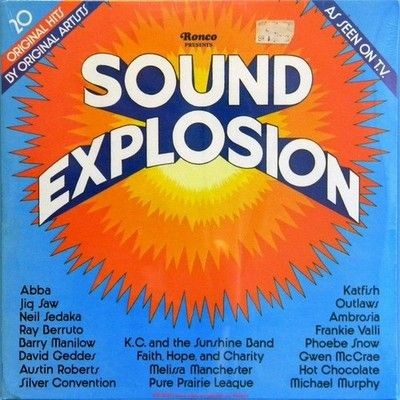 Various Artists Sound Explosion Vinyl LP Record Used