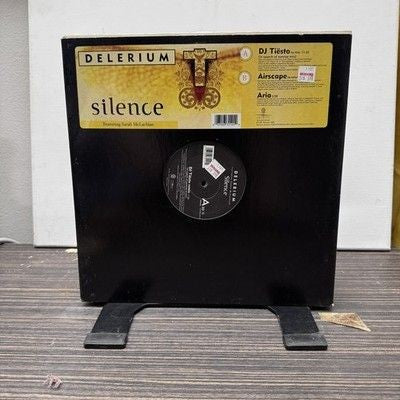 Delerium Silence 12" Black Vinyl Single Sarah McLachlan Trance Record