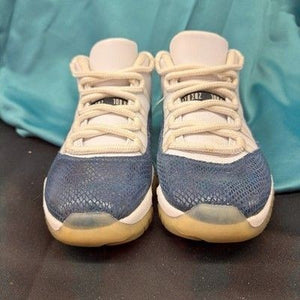 Nike Air Jordan 11 Retro Low Navy Snakeskin Size 8 Pre-Owned Good Condition 3