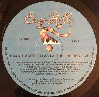 Grandmaster Flash & The Furious Five The Message Vinyl LP Record
