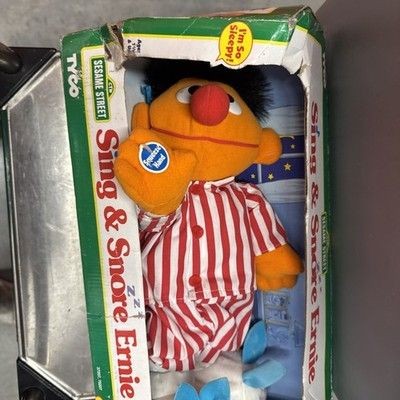 Vintage 1996 TYCO SESAME STREET Sleep And Snore ERNIE 37207 *NEW, SEE PICS*