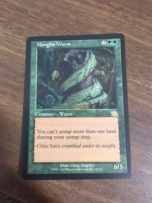 Mungha Wurm #119 (NM) Prophecy PCY Magic MTG