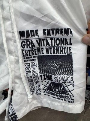 Made Extreme Shorts Mens Medium Gravitational Wormhole Space Graphic Novelty 1