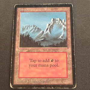 Mountain (B) Limited Edition Beta 298 MTG Magic The Gathering HP #3 1