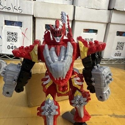 Bandai Hasbro Mighty Morphin Power Rangers Super DINO MEGAZORD 12” Incomplete