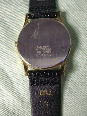 VTG Seiko Watch Men Gold Tone Dial 32mm - Tournament Of Champions 🏆 1