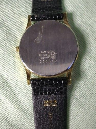 VTG Seiko Watch Men Gold Tone Dial 32mm - Tournament Of Champions 🏆