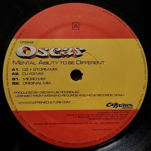 Oscar Mental Ability To Be Different 12 Inch Vinyl Record Used 1