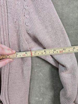 Banana Republic Women's Light Pink Shawl Collar Wrap Cardigan Sweater S 5