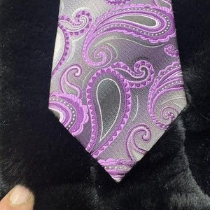 Van Heusen Tie Silk Paisley Necktie Mens Formal Dress Wedding Pre-Owned Good 1