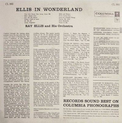 Ray Ellis And His Orchestra Ellis In Wonderland Vinyl LP Record