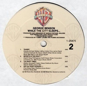 George Benson Vinyl LP Record While The City Sleeps Used Jazz Album 2
