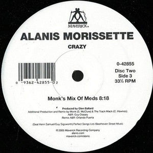 Alanis Morissette Crazy 12" Vinyl Record 5
