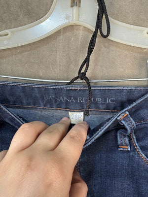 Banana Republic Jeans Women Straight Medium Wash Size 28 Pre-Owned 2