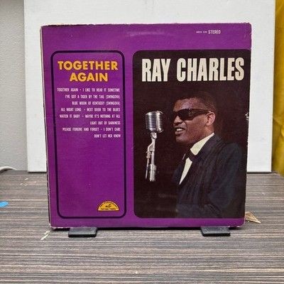 Ray Charles Together Again 12 Inch Black Vinyl LP 1965 ABC Soul R&B Used