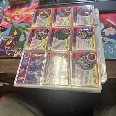 1994 Flair MARVEL UNIVERSE Complete Card Set 1-150 & 18 Card POWER BLAST