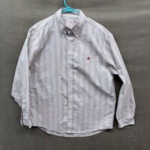 Brooks Brothers Mens Large Striped Button Down Non Iron Dress Shirt Pre-Owned 1