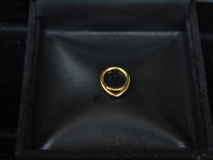 Unbranded Gold Ring Small Size 14k Yellow Gold Plated Pre-Owned Minimalist 1