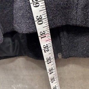 St Johns Bay Womens Coat Medium Gray Wool Blend Cashmere Lined Winter Jacket Pre 2