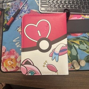 Pokemon Jigglypuff Sylveon Fairy TCG Card Zip 3 Ring Binder 4 Pockets 55 Pages 2