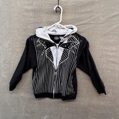 Disney Nightmare Before Christmas Hoodie Youth Medium Jack Skellington Full Zip