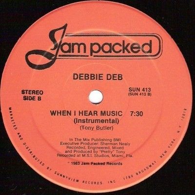 Debbie Deb When I Hear Music 12" Vinyl Record