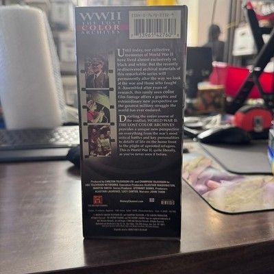 WWII The Lost Color Archives VHS Documentary History Channel