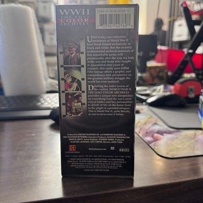 WWII The Lost Color Archives VHS Documentary History Channel