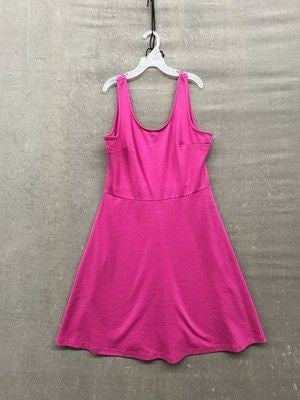 Old Navy Dress Womens Small Pink Sleeveless Fit Flare Tank Pre-Owned Excellent