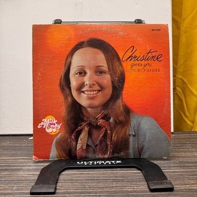 Christine Little Bit Of Sunshine 12" Orange Vinyl LP Milk & Honey