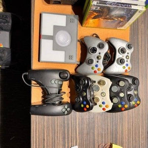 Xbox 360 Elite 120GB Console 5 Controllers 4 Games Headset TESTED Bundle Lot 5