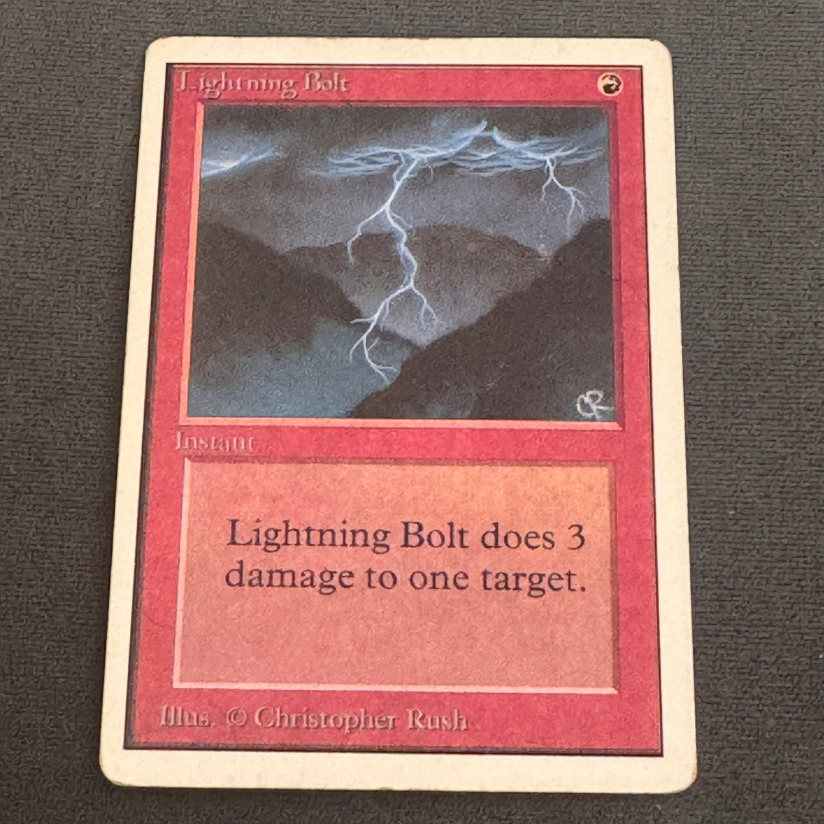Lightning Bolt Unlimited Edition 162 MTG Magic The Gathering HP #2
