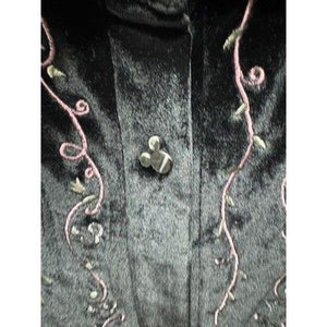 Disney Catalog Embroidered Crushed Velvet Mickey Mouse Blouse 3