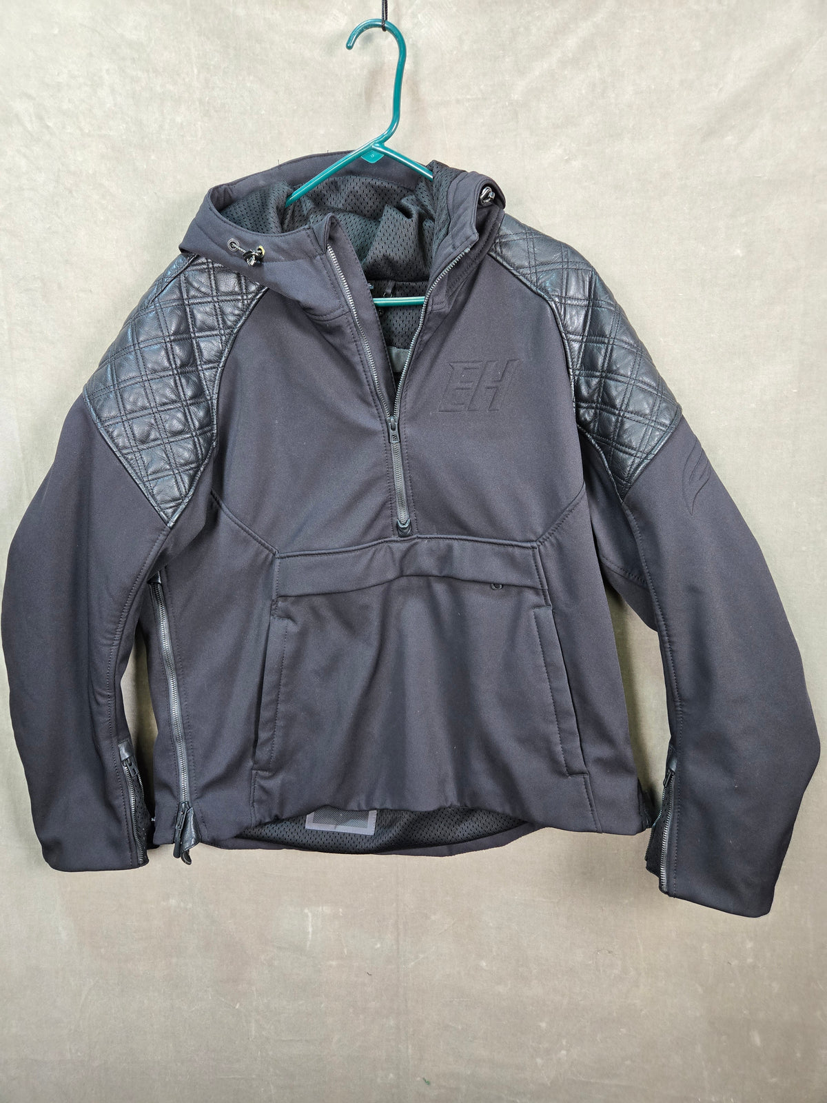 Rurok Enginehawk Predator Hooded Armored Motorcycle Riding Jacket Size L