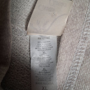 Coastal Classics Women's Saltwater Heals Hoodie Light Gray Pullover XL 4