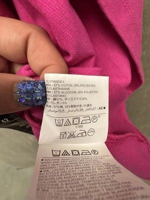 Old Navy Dress Womens Small Pink Sleeveless Fit Flare Tank Casual Summer Stretch 2