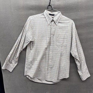 Dockers Shirt Mens Medium Plaid Classic Fit Button Down Stain Defender Wrinkle F 2