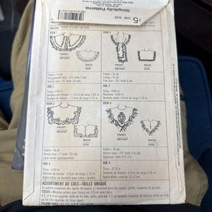 Simplicity Sewing Pattern 7995 Misses Set of Collars Uncut Used 1986 3
