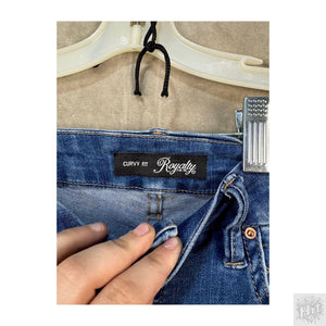 Royalty High-Waisted Skinny Women's Jeans Size 26 Medium Wash High Rise Stretch 2