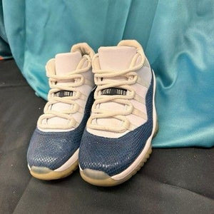 Nike Air Jordan 11 Retro Low Navy Snakeskin Size 8 Rare Used OG CD6846 102 1